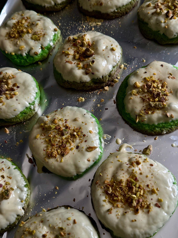 Pandan Pistachio Cookie