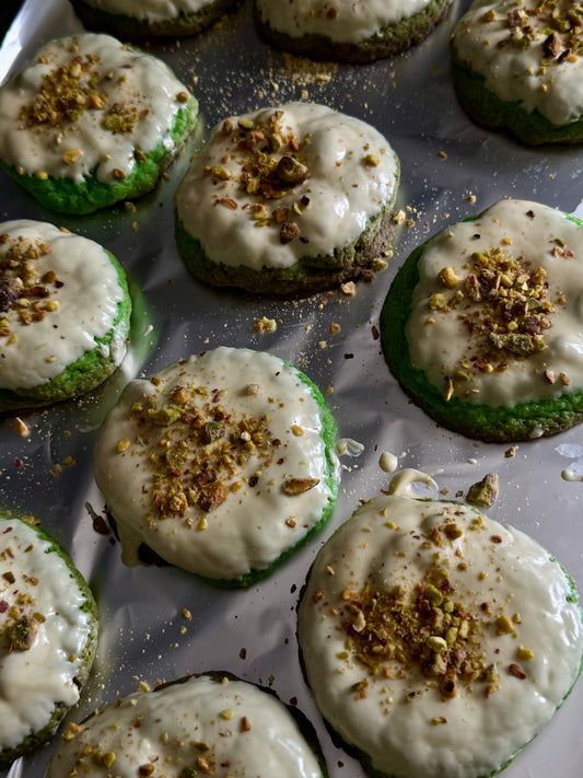 Pandan Pistachio Cookie