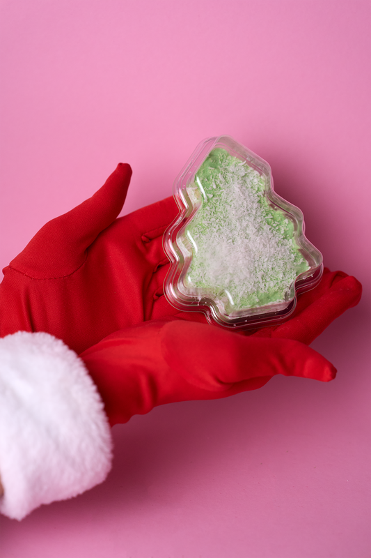 Pandan kerstboom cheesecakes 🎄