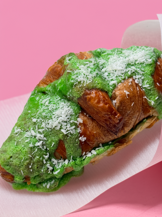 Pandan Almond Croissant (afhaal Groningen)